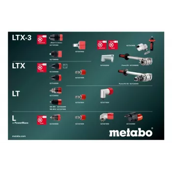 Pistolinis grąžtas Metabo BS 18 LTX-3 BL Q I Metal 4000 RPM 3 kg
