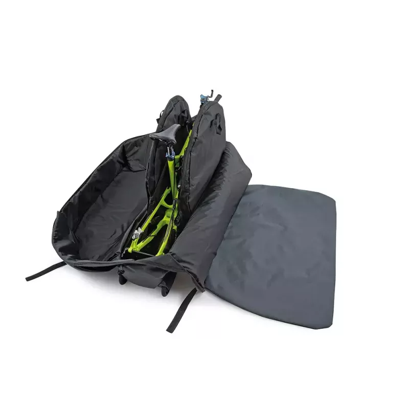 Dviračio transportinis krepšys b&w international Bike.bag 2.0 — transportinis dėklas, ABS & poliesteris, 1360×297×854 mm, juoda/pilka