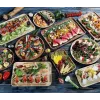 Padėklas užkandžiams Zassenhaus Snackteller medinis apvalus 30 cm