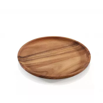 Padėklas užkandžiams Zassenhaus Snackteller medinis apvalus 30 cm