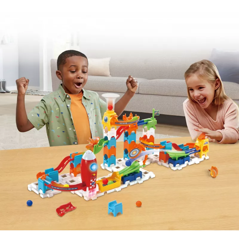 VTech Marble Rush Rocket Set Electronic M100 E įvairiaspalvis konstruktorius su elektroniniu paleidikliu