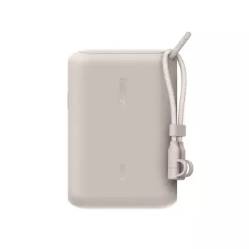 Nešiojamas maitinimo blokas Belkin BPB027hqSD 10000 mAh, smėlio spalvos, 2 × USB‑C prievadai