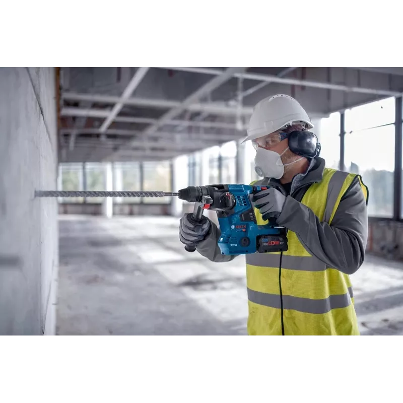 Bosch GBH 18V-28 C PROFESSIONAL SDS Plus šepečių be akumuliatorinio plaktuko gręžtuvas