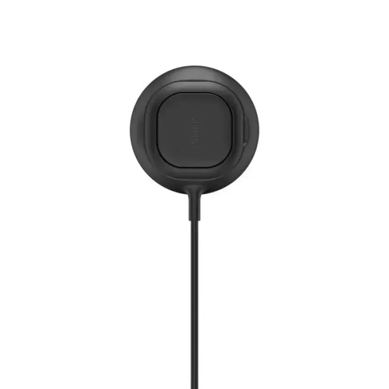 Belkin UltraCharge WIA013HQBK Qi2 25W belaidžio įkrovimo padėklas su stovu, juodas, be maitinimo šaltinio