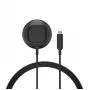 Belkin UltraCharge WIA013HQBK Qi2 25W belaidžio įkrovimo padėklas su stovu, juodas, be maitinimo šaltinio