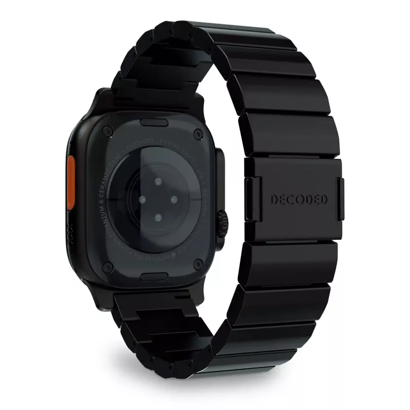 Juosta išmaniesiems laikrodžiams Decoded Traction Band Black Titanium – riešo apimtis 130–225 mm, 1 vnt.