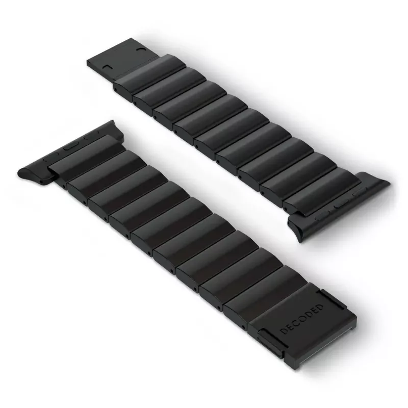 Juosta išmaniesiems laikrodžiams Decoded Traction Band Black Titanium – riešo apimtis 130–225 mm, 1 vnt.