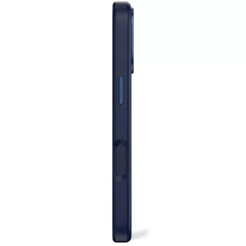 Dėklas mobiliesiems telefonams Decoded D25IPO17BCS9TY, skirtas iPhone 17 – dėklas, tinka iki 16 cm (6,3 colio), tamsiai mėlynas, mikropluoštas ir PU