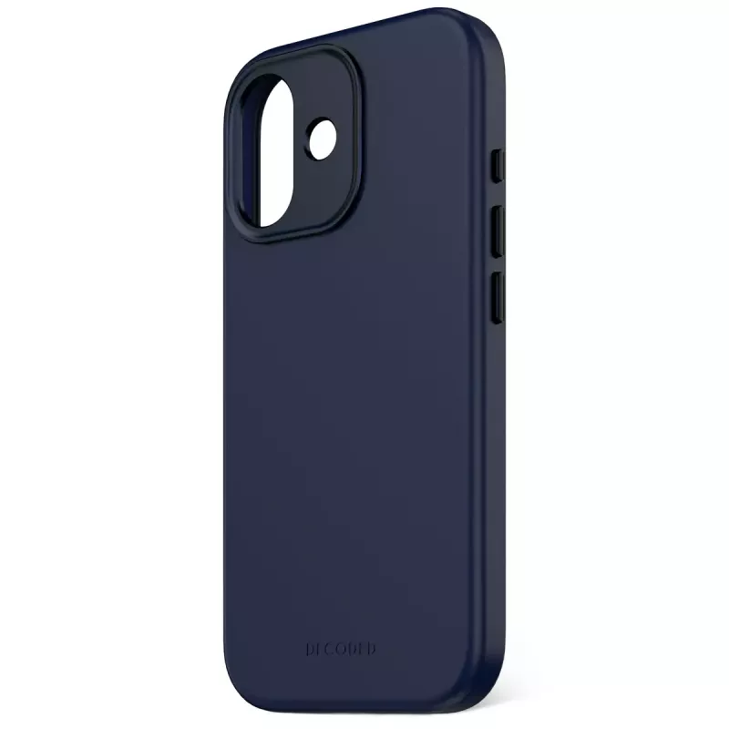 Dėklas mobiliesiems telefonams Decoded D25IPO17BCS9TY, skirtas iPhone 17 – dėklas, tinka iki 16 cm (6,3 colio), tamsiai mėlynas, mikropluoštas ir PU