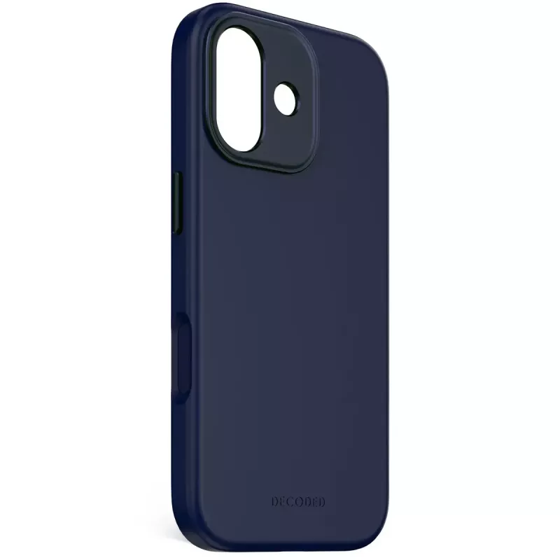 Dėklas mobiliesiems telefonams Decoded D25IPO17BCS9TY, skirtas iPhone 17 – dėklas, tinka iki 16 cm (6,3 colio), tamsiai mėlynas, mikropluoštas ir PU