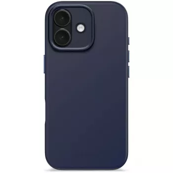 Dėklas mobiliesiems telefonams Decoded D25IPO17BCS9TY, skirtas iPhone 17 – dėklas, tinka iki 16 cm (6,3 colio), tamsiai mėlynas, mikropluoštas ir PU