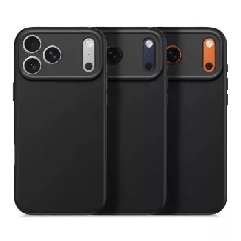 Decoded silikoninis dėklas Apple iPhone 17 Pro Max — tinka 6,9 colio (17,5 cm) ekranui, juodas, mikropluoštas/PU