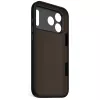 Decoded silikoninis dėklas Apple iPhone 17 Pro Max — tinka 6,9 colio (17,5 cm) ekranui, juodas, mikropluoštas/PU