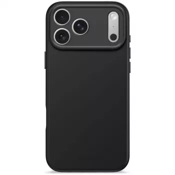 Decoded silikoninis dėklas Apple iPhone 17 Pro Max — tinka 6,9 colio (17,5 cm) ekranui, juodas, mikropluoštas/PU