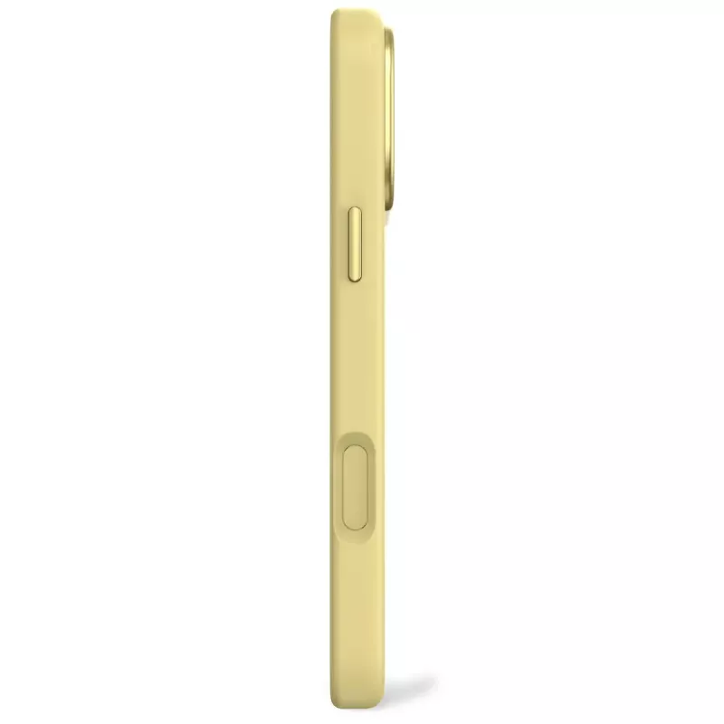 Decoded silikoninis dėklas Apple iPhone 17 Pro Max, 6,9 colio (17,5 cm) ekranams, geltonas