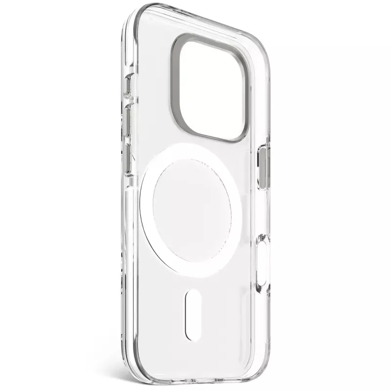 Dėklas telefonui Decoded Clear Case, iPhone 16 Pro, polikarbonatas, permatomai baltas, tinka 6,3 colio (16 cm)