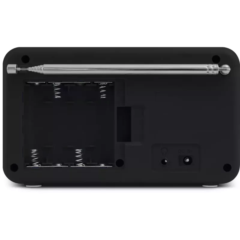 Nešiojamas skaitmeninis radijas TECHNISAT 0000/3906 — DAB/DAB+/FM, 1 W RMS, LCD, 3,5 mm, Baltas/Juodas, 0,338 kg