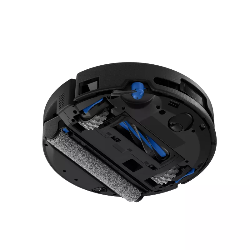 Robotinis dulkių siurblys Ecovacs DEEBOT T90 PRO OMNI — be maišelio, 0,25 L dulkių talpa, 350 min veikimo laikas, Li‑Ion 4000 mAh, juodas