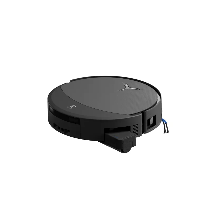 Robotinis dulkių siurblys Ecovacs DEEBOT T90 PRO OMNI — be maišelio, 0,25 L dulkių talpa, 350 min veikimo laikas, Li‑Ion 4000 mAh, juodas