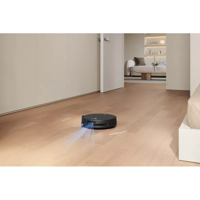 Robotinis dulkių siurblys Ecovacs DEEBOT T90 PRO OMNI — be maišelio, 0,25 L dulkių talpa, 350 min veikimo laikas, Li‑Ion 4000 mAh, juodas