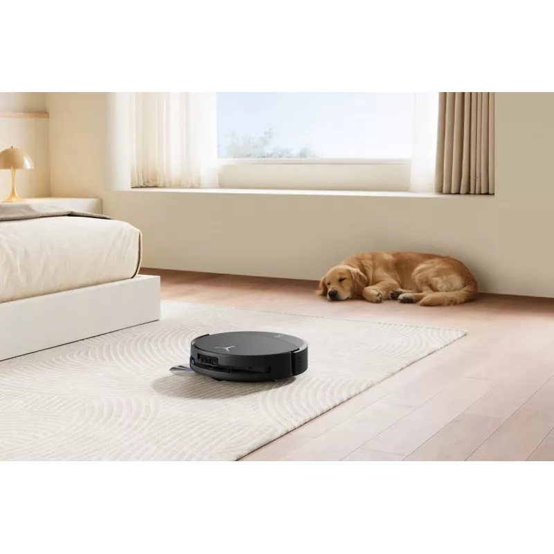 Robotinis dulkių siurblys Ecovacs DEEBOT T90 PRO OMNI — be maišelio, 0,25 L dulkių talpa, 350 min veikimo laikas, Li‑Ion 4000 mAh, juodas