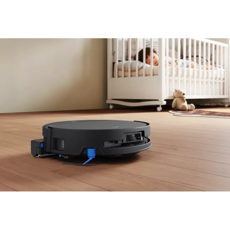 Robotinis dulkių siurblys Ecovacs DEEBOT T90 PRO OMNI — be maišelio, 0,25 L dulkių talpa, 350 min veikimo laikas, Li‑Ion 4000 mAh, juodas