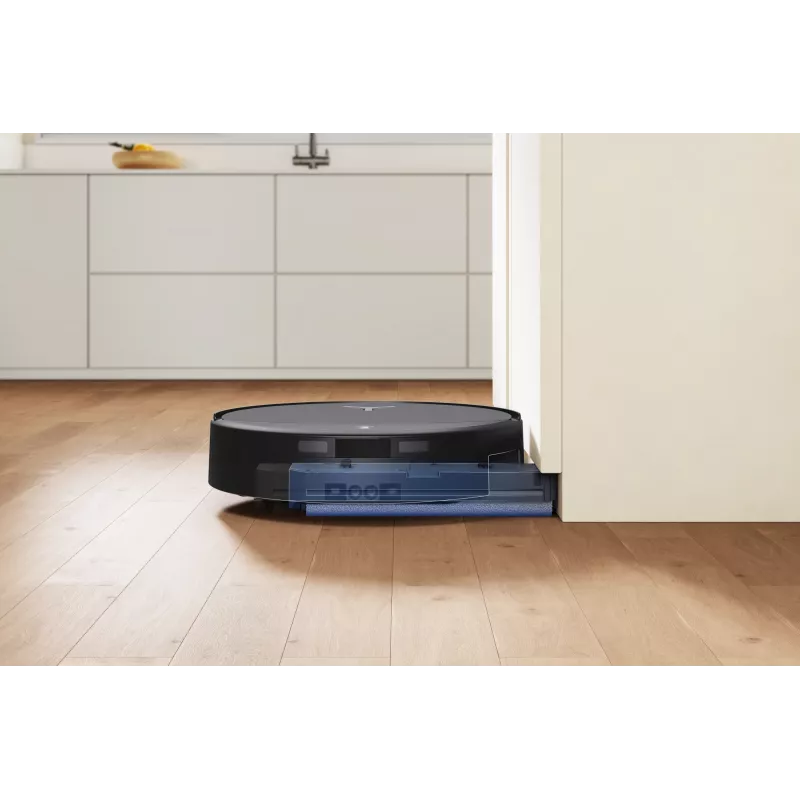 Robotinis dulkių siurblys Ecovacs DEEBOT T90 PRO OMNI — be maišelio, 0,25 L dulkių talpa, 350 min veikimo laikas, Li‑Ion 4000 mAh, juodas