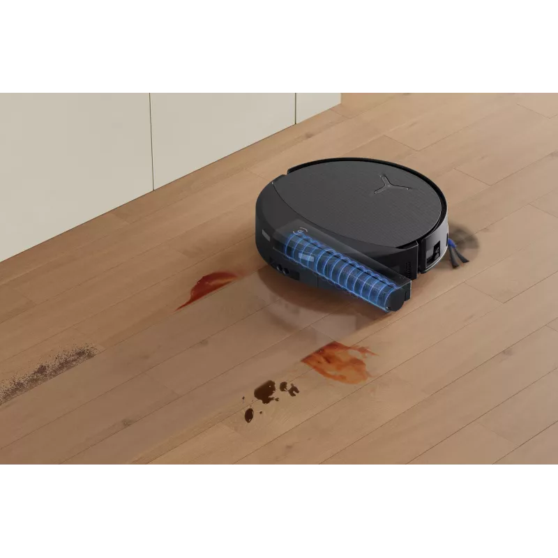 Robotinis dulkių siurblys Ecovacs DEEBOT T90 PRO OMNI — be maišelio, 0,25 L dulkių talpa, 350 min veikimo laikas, Li‑Ion 4000 mAh, juodas