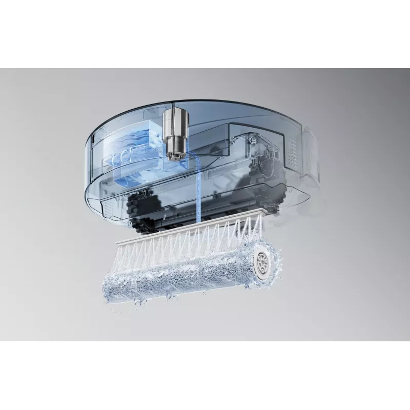 Robotinis dulkių siurblys Ecovacs DEEBOT T90 PRO OMNI — be maišelio, 0,25 L dulkių talpa, 350 min veikimo laikas, Li‑Ion 4000 mAh, juodas