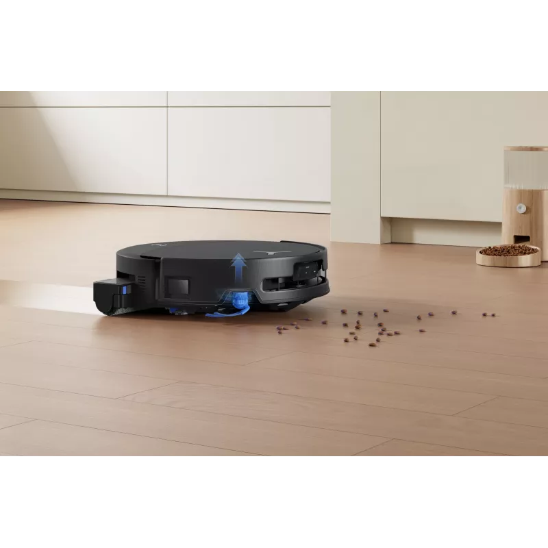 Robotinis dulkių siurblys Ecovacs DEEBOT T90 PRO OMNI — be maišelio, 0,25 L dulkių talpa, 350 min veikimo laikas, Li‑Ion 4000 mAh, juodas