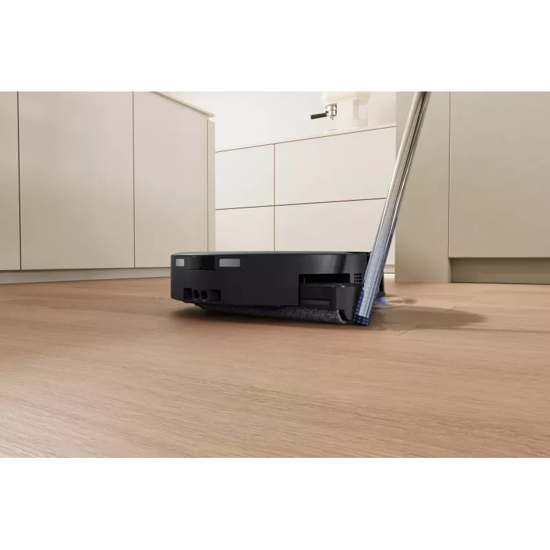 Robotinis dulkių siurblys Ecovacs DEEBOT T90 PRO OMNI — be maišelio, 0,25 L dulkių talpa, 350 min veikimo laikas, Li‑Ion 4000 mAh, juodas