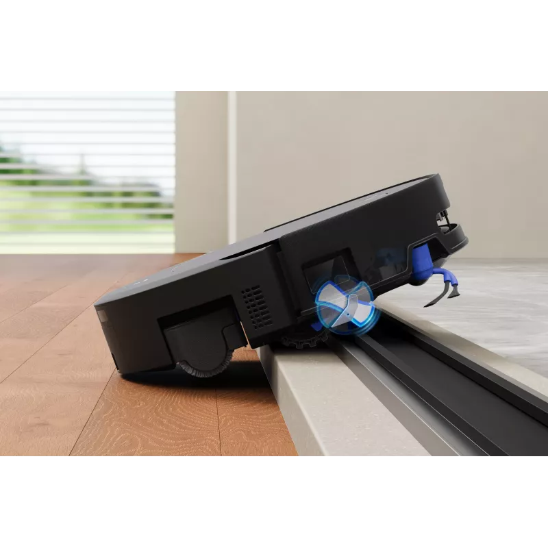 Robotinis dulkių siurblys Ecovacs DEEBOT T90 PRO OMNI — be maišelio, 0,25 L dulkių talpa, 350 min veikimo laikas, Li‑Ion 4000 mAh, juodas