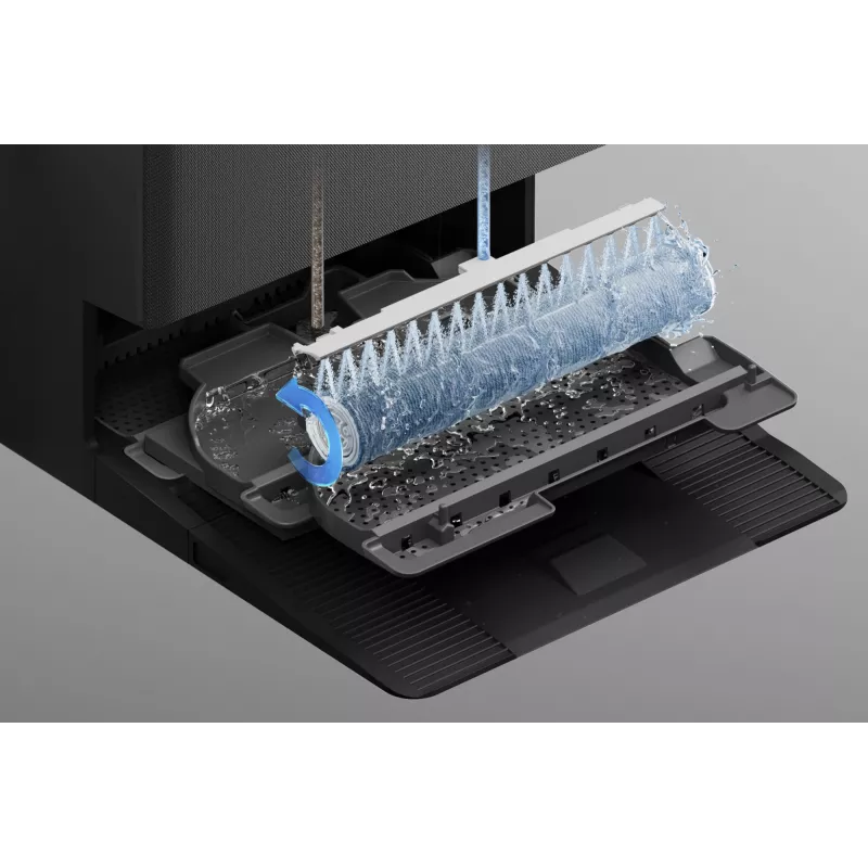 Robotinis dulkių siurblys Ecovacs DEEBOT T90 PRO OMNI — be maišelio, 0,25 L dulkių talpa, 350 min veikimo laikas, Li‑Ion 4000 mAh, juodas