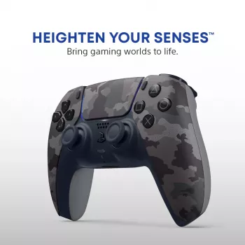 Žaidimų pultas Sony DualSense v3 Camouflage – Bluetooth/USB, PS5, įmontuota baterija, USB‑C, 160×106×66 mm