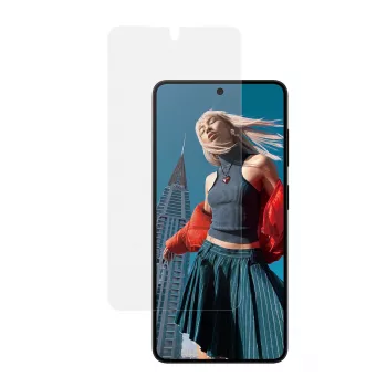 Apsauginis stiklas PanzerGlass Samsung New Galaxy S 2026 — Ultra-Wide Fit, PET+silikonas, FASTFIT