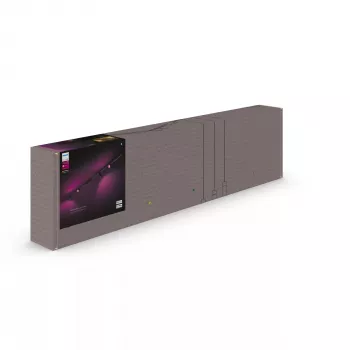 Prožektorių rinkinys Philips Hue White and colour ambience Perifo tiesus lubinis pagrindas 4 taškai Bluetooth Juoda