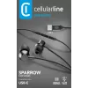 Cellularline SPARROW Stereo į ausį įdedamos ausinės su mikrofonu ir nuotolinio valdymo pulteliu