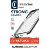 Cellularline Tetra Force Strong Guard dėklas Samsung Galaxy S25 Ultra – apsauginis, atsparus smūgiams lankstus dėklas su integruota Microban® antibakterine technologija