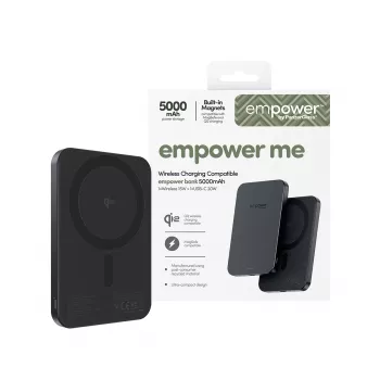 PanzerGlass empower™ 5000mAh Space Black nešiojamas įkroviklis