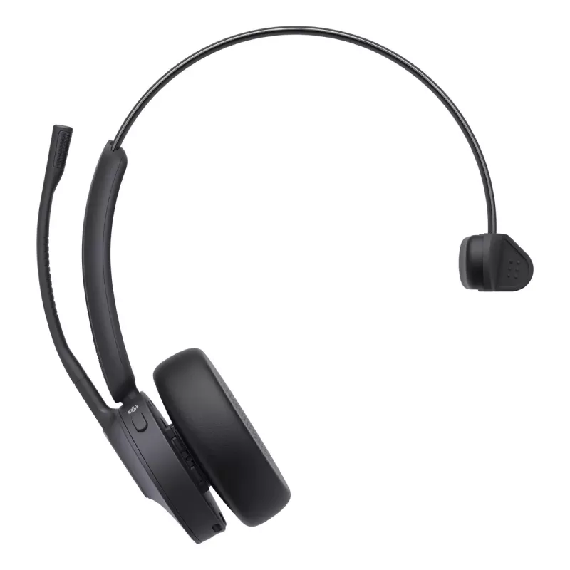 Belaidė mono ausinė Yealink WH64 Teams – Bluetooth, supraauralinė, 20–20000 Hz, 150 m diapazonas, juoda