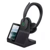 Yealink WH68 Workstation ausinės, laidinės ir belaidės, 20 – 20000 Hz, skambučiai/muzika, 155 g, juodos