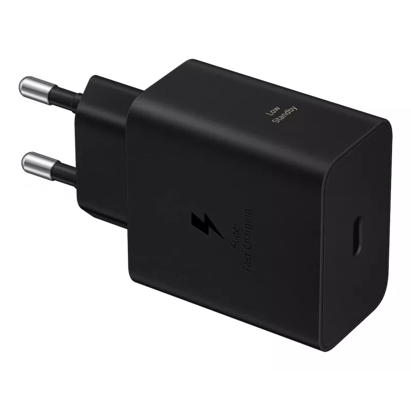 Samsung EP-T6010NBEGWW 60 W kroviklis nešiojamam kompiuteriui, išmaniajam telefonui, planšetei, juodas, AC greitasis krovimas, vidaus naudojimui