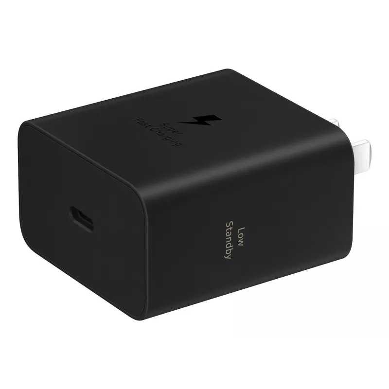 Samsung EP-T6010NBEGWW 60 W kroviklis nešiojamam kompiuteriui, išmaniajam telefonui, planšetei, juodas, AC greitasis krovimas, vidaus naudojimui
