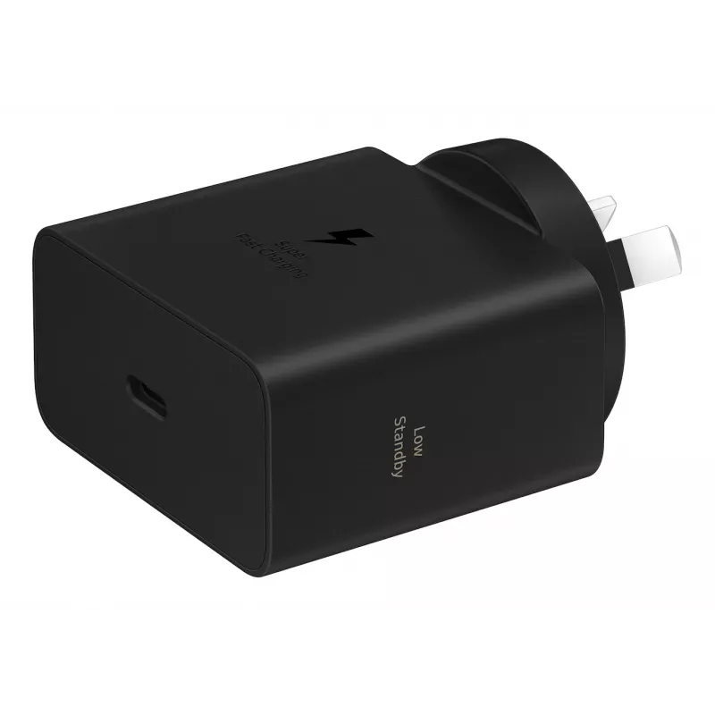 Samsung EP-T6010NBEGWW 60 W kroviklis nešiojamam kompiuteriui, išmaniajam telefonui, planšetei, juodas, AC greitasis krovimas, vidaus naudojimui