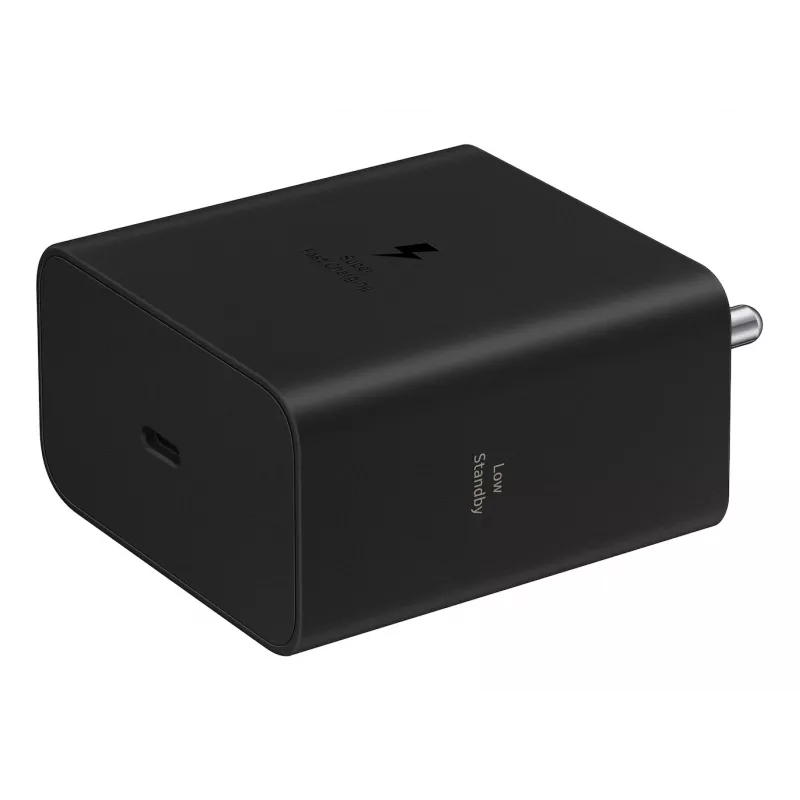 Samsung EP-T6010NBEGWW 60 W kroviklis nešiojamam kompiuteriui, išmaniajam telefonui, planšetei, juodas, AC greitasis krovimas, vidaus naudojimui