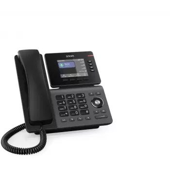 IP telefonas Snom D810W – 3,36 colio IPS ekranas, Gigabit Ethernet, Wi‑Fi (802.11a/b/g/n/ac), PoE, juodas
