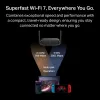 TP-Link BE3600 belaidis maršrutizatorius Wi-Fi 7, 2.5 Gigabit Ethernet, dviejų juostų (2,4 GHz / 5 GHz), juodas
