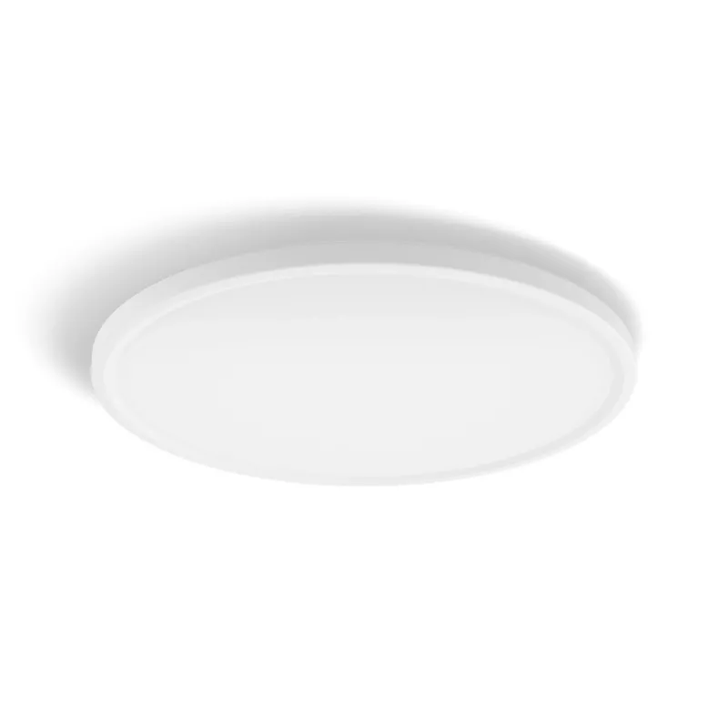 Philips Hue Devote plafoninis šviestuvas M, apvalus LED 23W, baltas, Ø42,1 cm, universalus montavimas