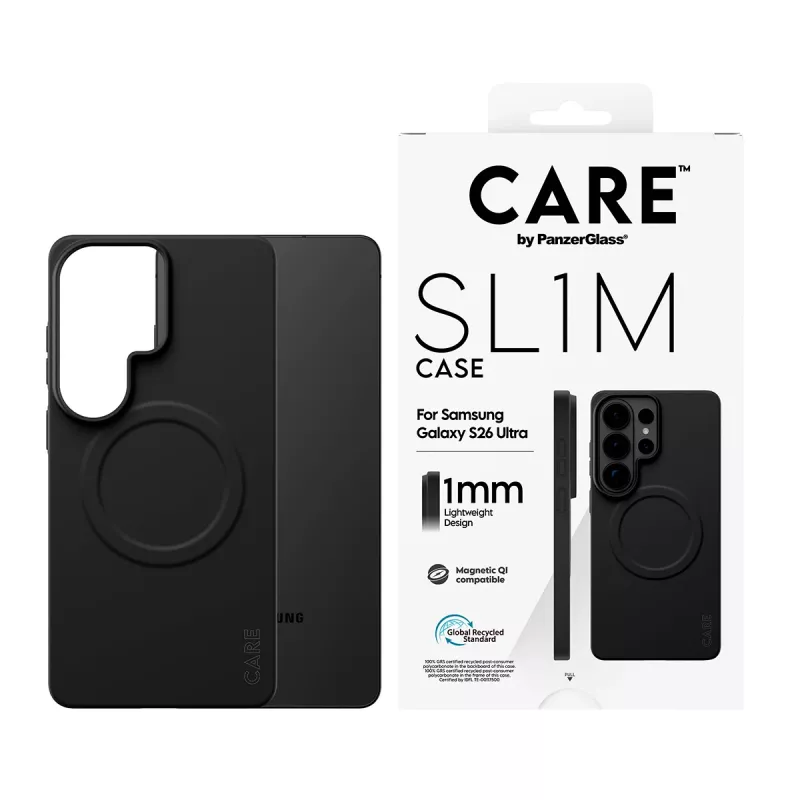 PanzerGlass CARE SL1M Dėklas Samsung Galaxy S26 Ultra, Juodas