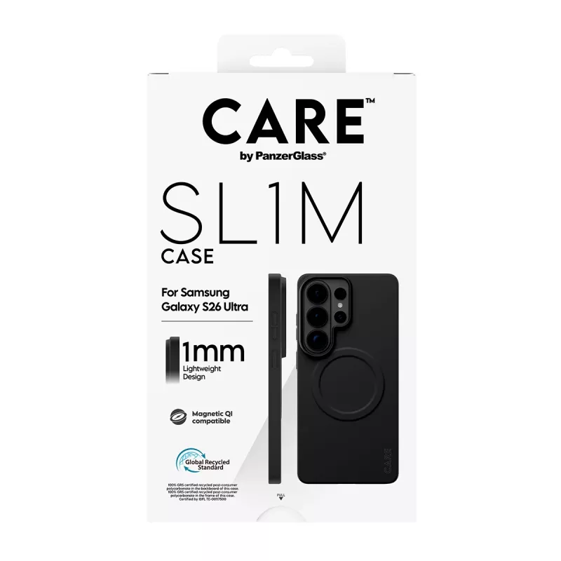 PanzerGlass CARE SL1M Dėklas Samsung Galaxy S26 Ultra, Juodas